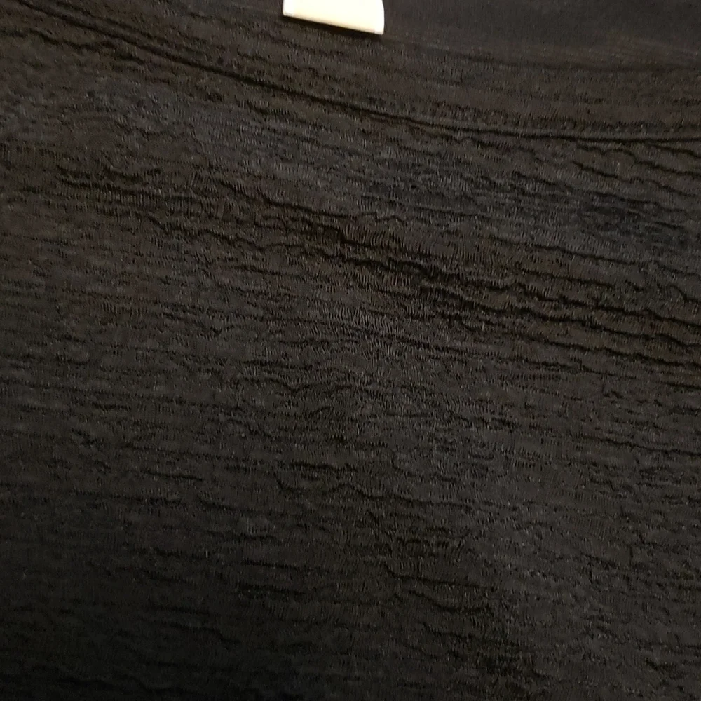 Michael Kors black tie waist top sz small